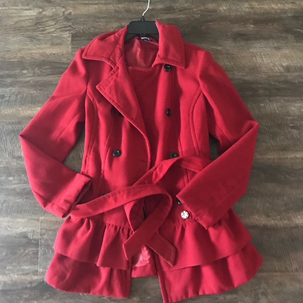 Red Dress Coat